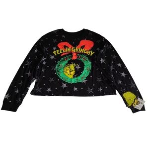 The Grinch Large Feelin' Grinchy Long Sleeve Top